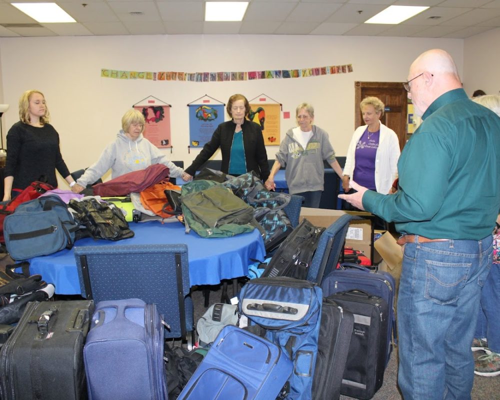 Covenant House Suitcase donation