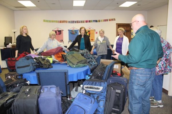 Covenant House Suitcase donation