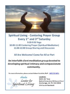 Centering Prayer Flyer